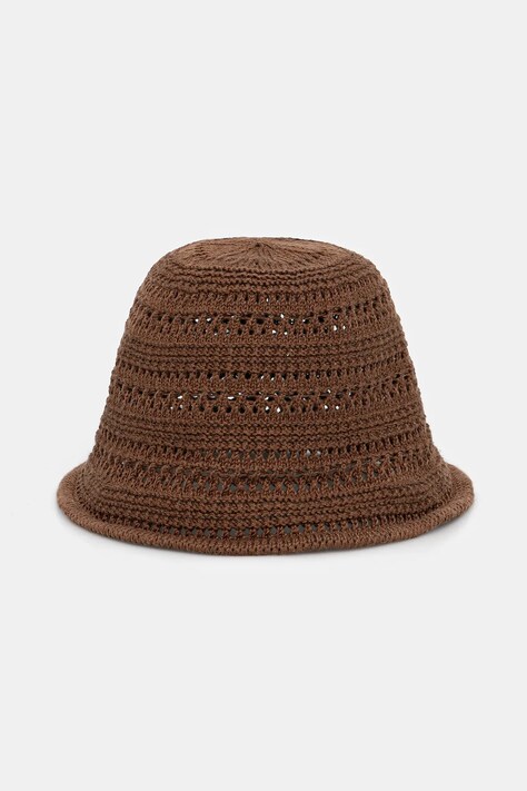 Answear.LAB kapelusz kolor brązowy