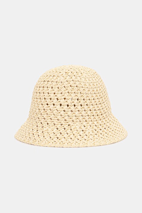 Answear.LAB kapelusz bawełniany kolor beżowy