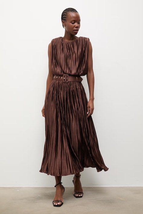 Answear.LAB komplet damski brązowy