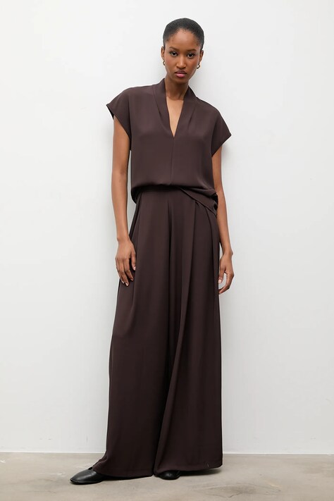 Answear.LAB komplet damski kolor brązowy