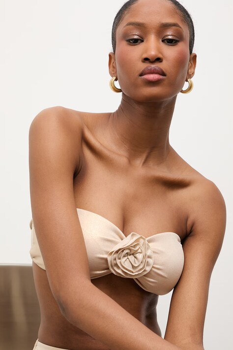 Answear.LAB biustonosz kąpielowy damski beżowy