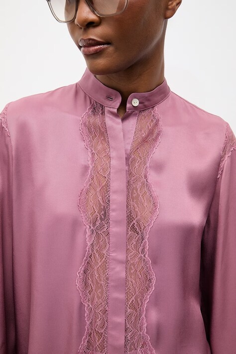 Answear.LAB koszula damska różowa gładka