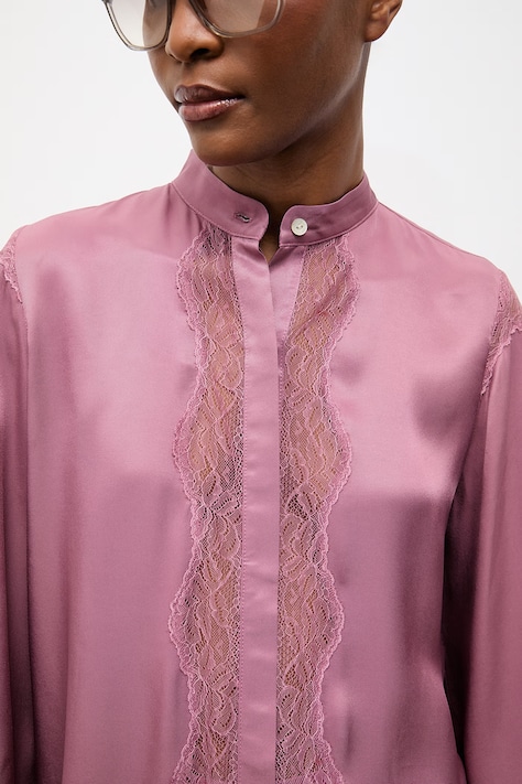 Answear.LAB koszula damska różowa gładka