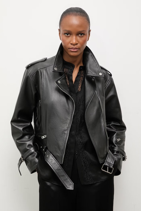 Answear.LAB ramoneska skórzana SURI z kolekcji Unscripted czarna