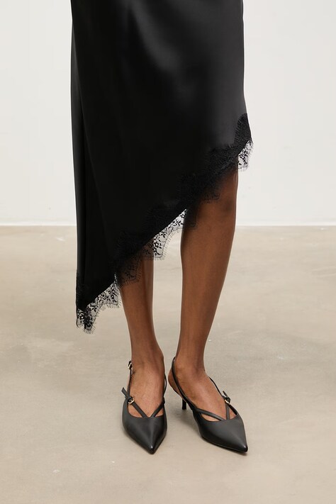 Kožené lodičky Answear.LAB čierna farba