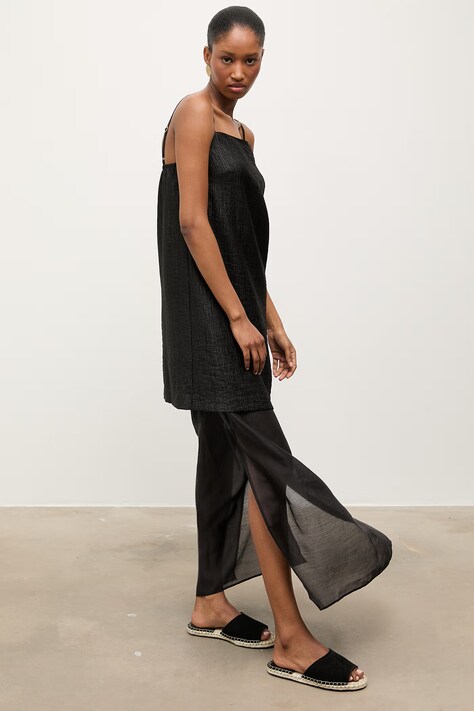 Answear.LAB klapki damskie zamszowe czarne