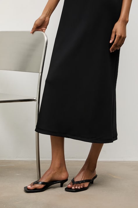 Answear.LAB šľapky dámske kožené čierne