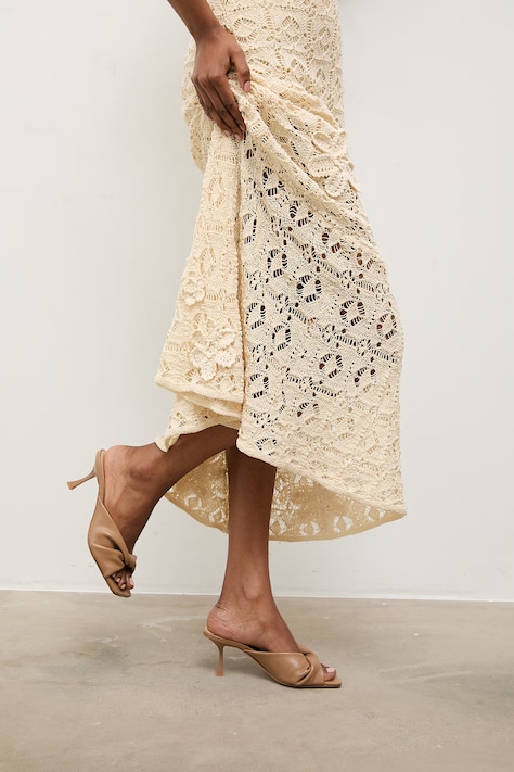 Answear.LAB klapki damskie skórzane brązowe