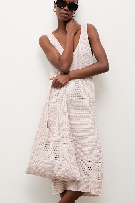 Answear.LAB sukienka plażowa damska różowa