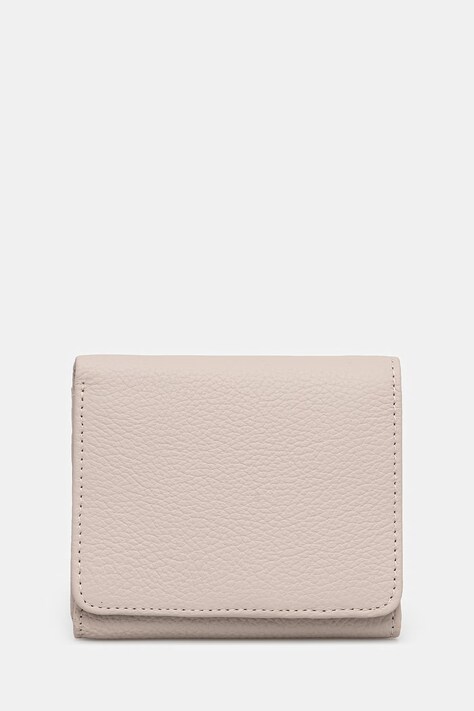 Answear.LAB portfel skórzany damski kolor beżowy