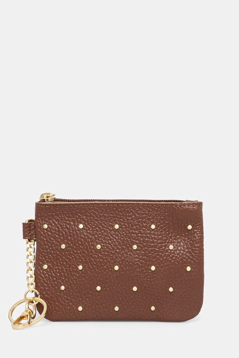 Answear.LAB portfel skórzany damski kolor brązowy