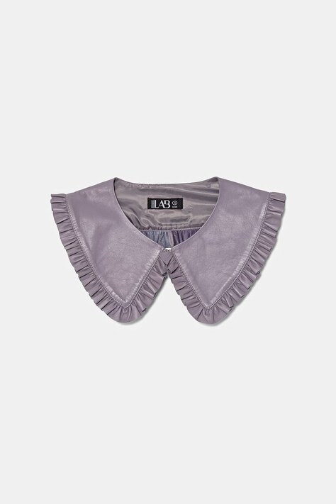 Answear.LAB kołnierzyk ozdobny damski skórzany z kolekcji Unscripted fioletowy