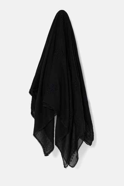 Answear.LAB szal damski z modalu czarny