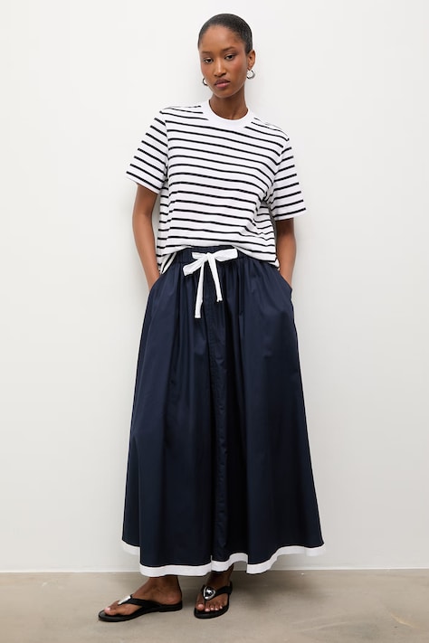 Answear.LAB gonna in cotone colore blu navy