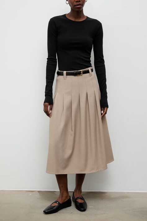 Answear.LAB gonna beige liscia