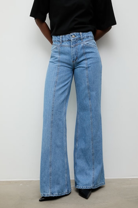 Answear.LAB дънки bootcut дамски сини