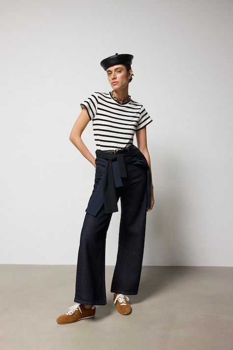 Answear.LAB jeansi culoarea albastru marin