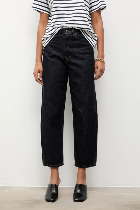 Answear.LAB jeansy damskie kolor granatowy