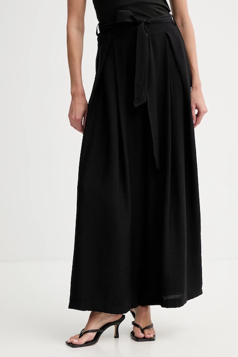 Answear.LAB spodnie damskie kolor czarny szerokie high waist