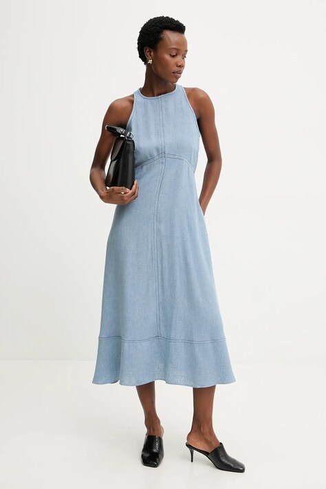 Answear.LAB rochie cu in midi, evazati