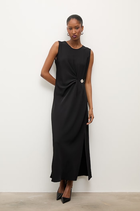 Answear.LAB vestito nero liscio