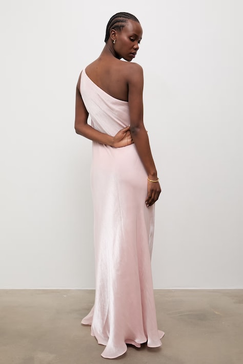 Answear.LAB sukienka różowa gładka