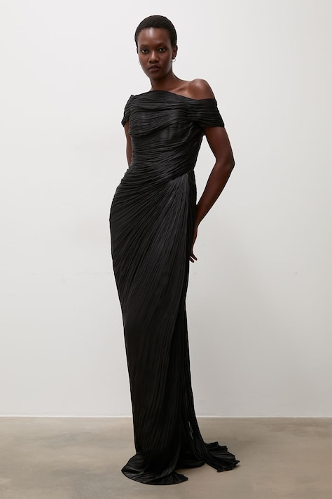Answear.LAB Sukienka gorsetowa czarna gładka