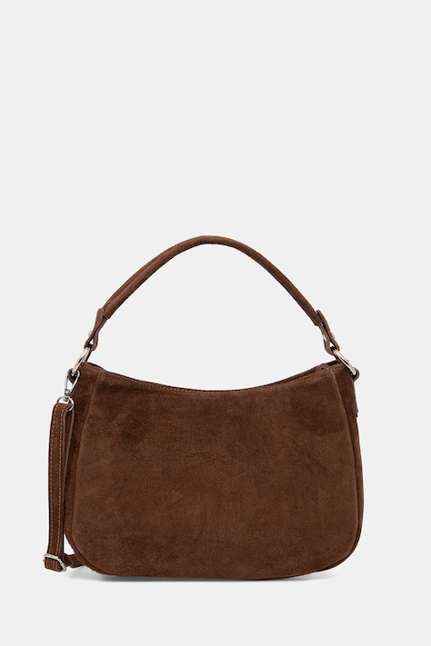 Answear.LAB torebka zamszowa kolor brązowy