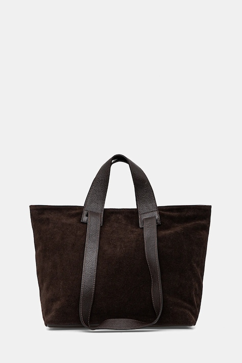 Kožená kabelka Answear.LAB hnedá farba