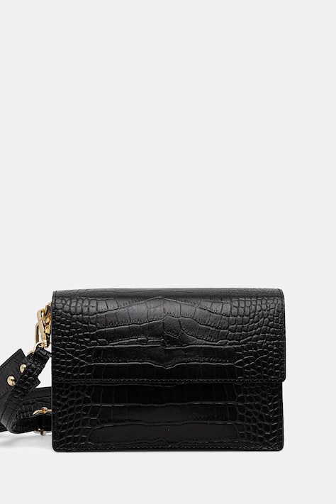 Answear.LAB torebka skórzana kolor czarny