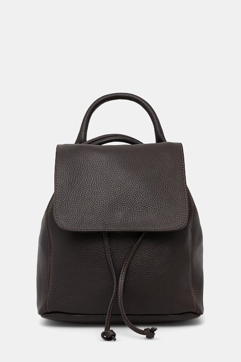 Answear.LAB plecak skórzany damski kolor brązowy mały gładki