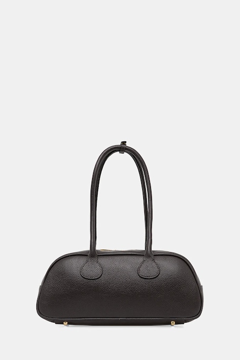 Answear.LAB torebka skórzana kolor brązowy