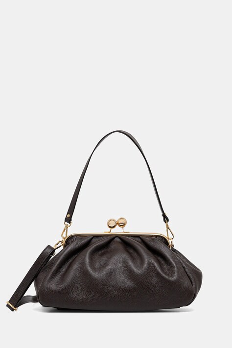 Answear.LAB torebka skórzana kolor brązowy