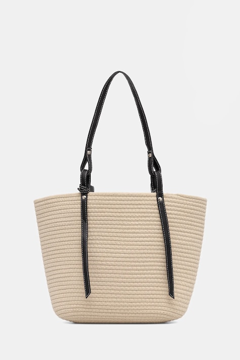 Answear.LAB torba plażowa kolor beżowy