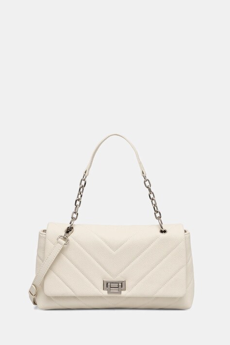 Answear.LAB torebka skórzana kolor biały