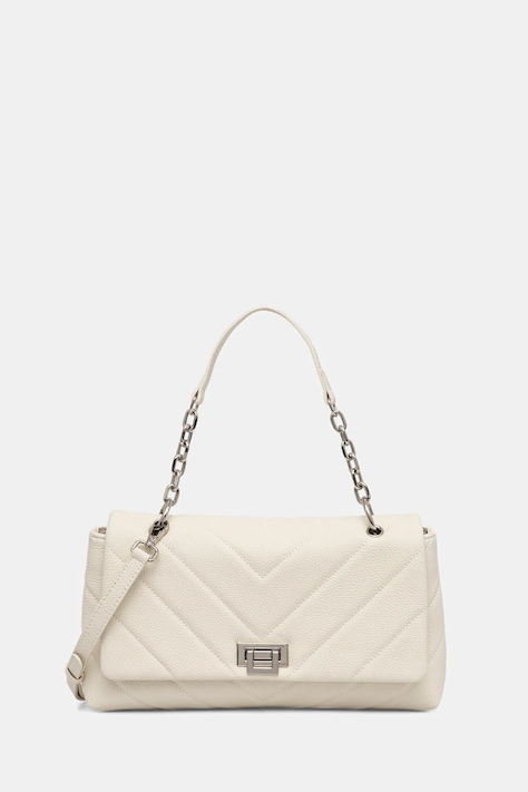 Answear.LAB torebka skórzana kolor biały