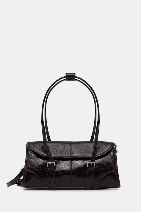 Answear.LAB torebka skórzana kolor bordowy