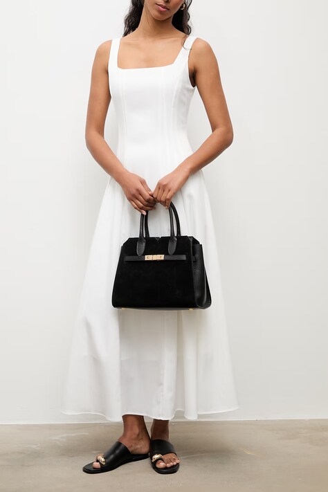 Замшева сумочка Answear.LAB колір чорний