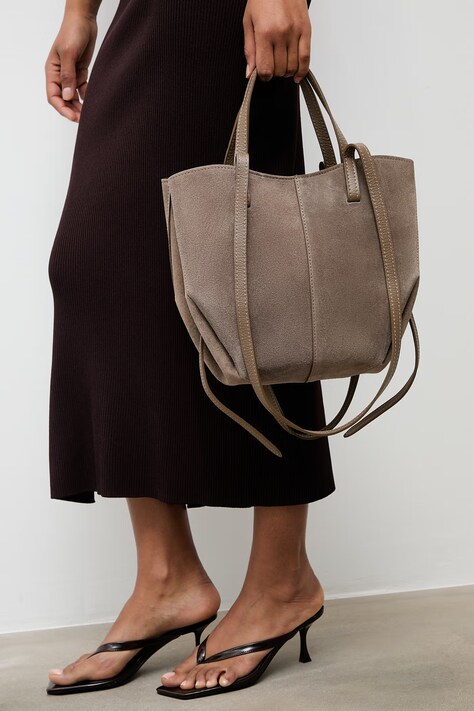 Answear.LAB velúr táska barna