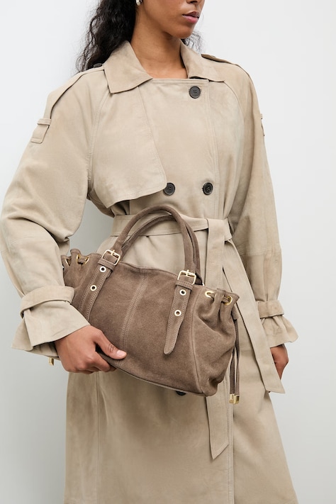 Замшева сумочка Answear.LAB колір коричневий