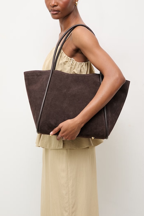 Semišová kabelka Answear.LAB hnedá farba