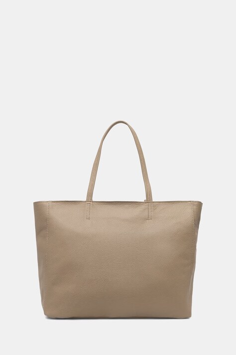 Answear.LAB torebka shopper damska skórzana brązowa