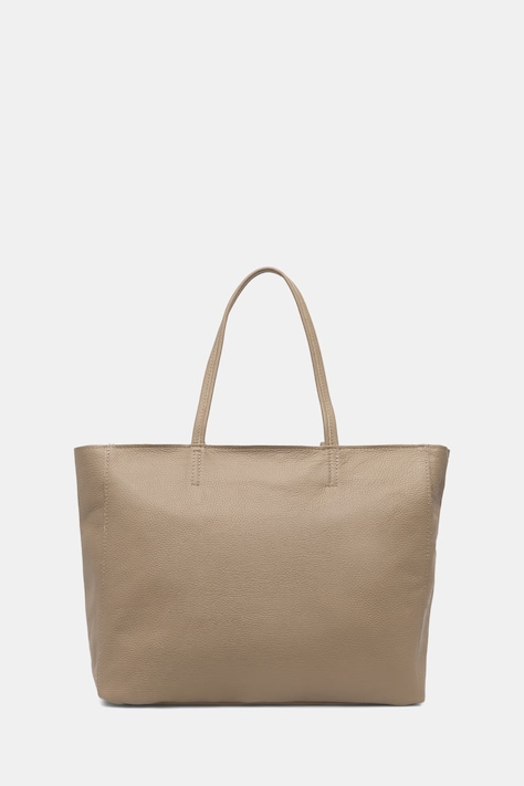 Answear.LAB torebka shopper damska skórzana brązowa