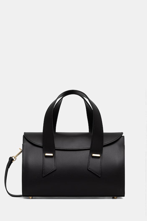 Answear.LAB kabelka typu shopper dámska kožená čierna