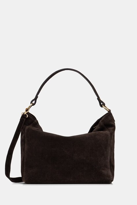 Answear.LAB torebka shopper damska zamszowa brązowa