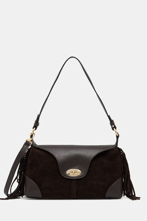 Answear.LAB torebka crossbody damska skórzana brązowa