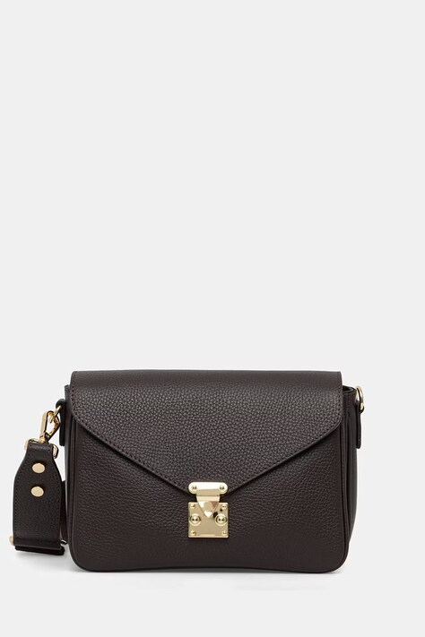 Answear.LAB torebka crossbody damska skórzana brązowa