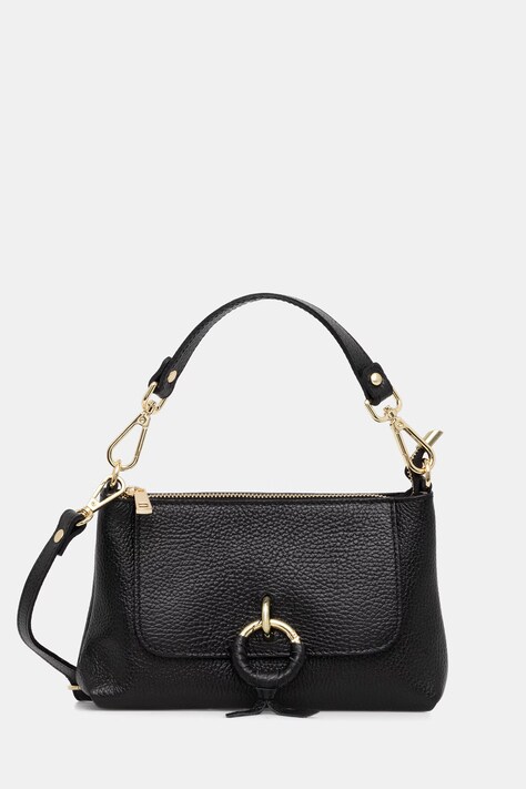 Answear.LAB listonoszka damska skórzana czarna