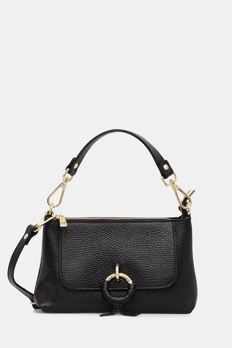 Answear.LAB listonoszka damska skórzana czarna