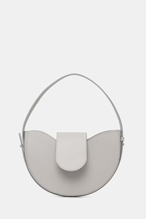 Answear.LAB μικρή τσάντα γυναικεία δερμάτινη γκρί
